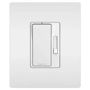 PASS AND SEYMOUR RHFB83-PW Fluorescent Dimmer, 120V, 2 Wire | CH4JAC