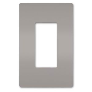 PASS AND SEYMOUR RWP26GRY Wall Plate, Screwless, 1 Gang | CH4JBV