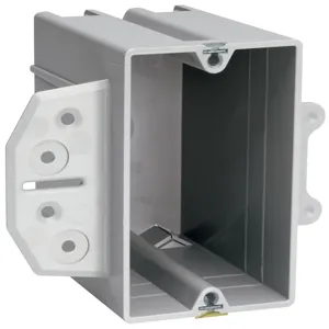 PASS AND SEYMOUR S1-22-B Steel Stud Bracket Box with Quick Click, 1 Gang | CH4KNV