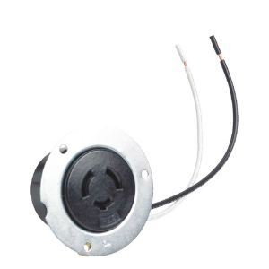 PASS AND SEYMOUR S2347 Flanged Outlet, 3 Wire, 125V, 3 Wire | CH4FEH