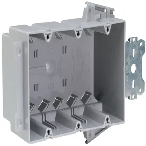 PASS AND SEYMOUR S3-54-S50AC Stud Bracket Box, with Quick Click, 54 In-Cu, Gray | CH4MZL