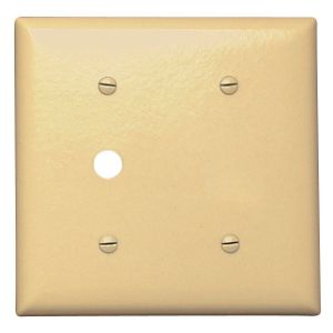 PASS AND SEYMOUR SP1214-I Combination Opening Wall Plate, 1 Telephone And 1 Blank, 2 Gang | CH4BQY