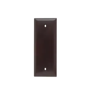 PASS AND SEYMOUR SP13 Blank Wall Plate, Box Mounted, 1 Gang, Brown | CH4BFV