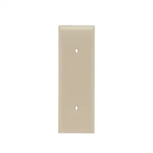 PASS AND SEYMOUR SP14-I Blank Wall Plate, Strap Mounted, 1 Gang, Ivory | CH4BJA