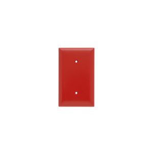 PASS AND SEYMOUR SP14-RED Leere Wandplatte, Riemenmontage, 1 Gang, Rot | CH4BJE