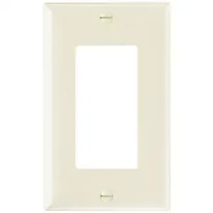 PASS AND SEYMOUR SP262-LA Decorator Opening Wall Plate, 2 Gang, Light Almond | CH4CPF