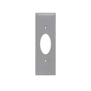 PASS AND SEYMOUR SP7-GRY Single Receptacle Opening, 1 Gang, Gray | CH4JZR