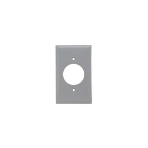 PASS AND SEYMOUR SP720-GRY Wandplatten-Steckdosenöffnung, 1 Gang, grau | CH4HQF