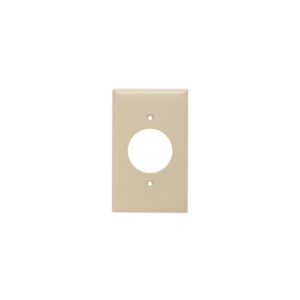 PASS AND SEYMOUR SP720-I Wall Plate Receptacle Opening, 1 Gang, Ivory | CH4HQK
