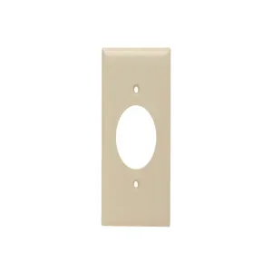 PASS AND SEYMOUR SP720-I Wall Plate Receptacle Opening, 1 Gang, Ivory | CH4HQK