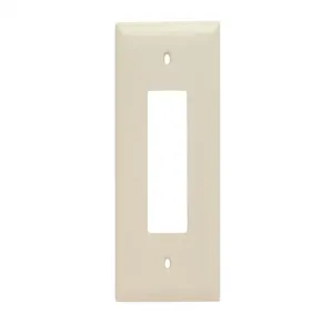 PASS AND SEYMOUR SPO26-LA Decorator Opening Wall Plate, 1 Gang, Light Almond | CH4CLM