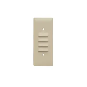 PASS AND SEYMOUR SS771-I Louver Wall Plate, 1 Gang Vertical, Stainless Steel, Ivory | CH4ENU