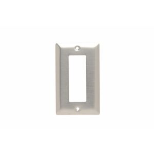 PASS AND SEYMOUR SS9 Wall Plate, 1 Gang, Stainless Steel | CH4BFE
