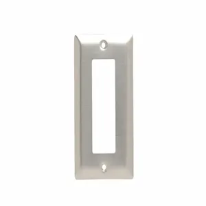 PASS AND SEYMOUR SS9 Wall Plate, 1 Gang, Stainless Steel | CH4BFE