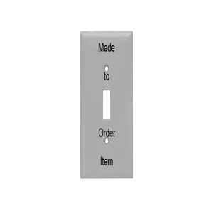 PASS AND SEYMOUR SSN14 Blank Wall Plate, Narrow Metal, 302/304 Stainless Steel | CH4FCA