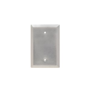PASS AND SEYMOUR SSO13 Blank Wall Plate, Box Mounted, 1 Gang, 302/304 Stainless Steel | CH4BFP