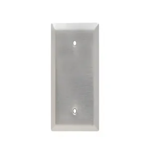 PASS AND SEYMOUR SSO13 Blank Wall Plate, Box Mounted, 1 Gang, 302/304 Stainless Steel | CH4BFP