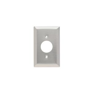 PASS AND SEYMOUR SSJ7 Single Receptacle Opening, 1 Gang, Stainless Steel | CH4JZJ