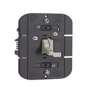 PASS AND SEYMOUR TD1103-PLA Incandescent Toggle Dimmer, 120V, 1100W, Light Almond | CH4MPW