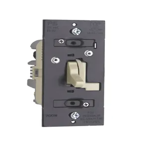 PASS AND SEYMOUR TD703-PI Incandescent Toggle Dimmer, 120V, 700W, Ivory | CH4MQA