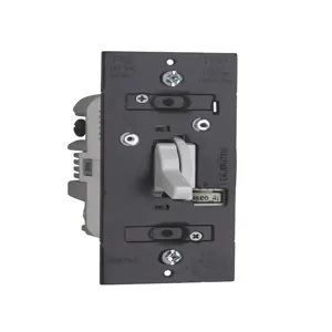 PASS AND SEYMOUR TDCL453P-W Toggle Dimmer, 120V, Single Pole, 3 Way, White | CH4MQH