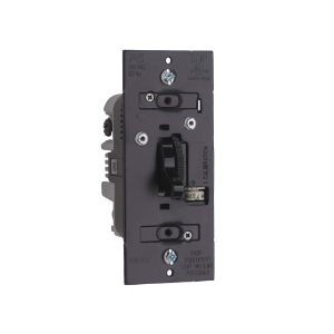 PASS AND SEYMOUR TDCL453P Toggle Dimmer, 120V, Single Pole, 3 Way, Brown | CH4MQE