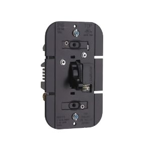 PASS AND SEYMOUR TDLV1103-PBK Low Voltage Toggle Dimmer, 1100V, Black | CH4MRD
