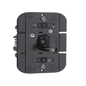 PASS AND SEYMOUR TDLV1103-PBK Low Voltage Toggle Dimmer, 1100V, Black | CH4MRD