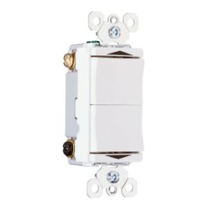 PASS AND SEYMOUR TM811-DTMOW Decorator Switch, Momentary Contact, White | CH4KCY