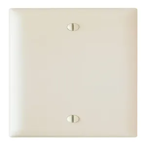 PASS AND SEYMOUR TP13-LA Blank Wall Plate, Box Mounted, 1 Gang, Light Almond | CH4BGC