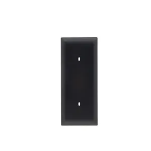 PASS AND SEYMOUR TP14-BK Blank Wall Plate, Strap Mounted, 1 Gang, Black | CH4BHW