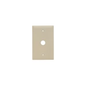PASS AND SEYMOUR TP60-I Communication Plate, 1 Gang, Ivory | CH4CCH