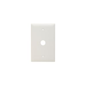 PASS AND SEYMOUR TP60-W Communication Plate, 1 Gang, White | CH4CCZ