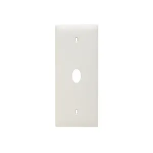 PASS AND SEYMOUR TP60-W Communication Plate, 1 Gang, White | CH4CCZ