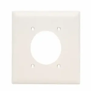 PASS AND SEYMOUR TP703-LA Wall Plate Receptacle Opening, 2 Gang, Light Almond | CH4HRL