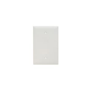 PASS AND SEYMOUR TPJ13-W Blank Wall Plate, Box Mounted, 1 Gang, White | CH4BKL