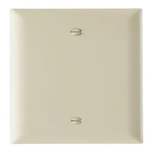 PASS AND SEYMOUR TPJ13-I Blank Wall Plate, Box Mounted, 1 Gang, Ivory | CH4BKH