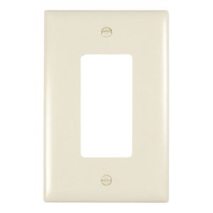 PASS AND SEYMOUR TPJ26-RED Decorator Opening Wall Plate, 1 Gang, Red | CH4CLP