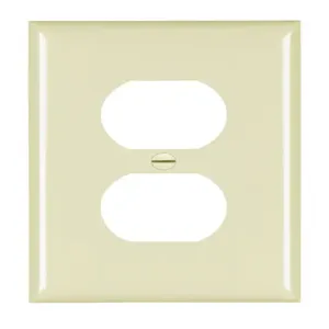 PASS AND SEYMOUR TPJ8-GRY Wall Plate, Duplex Receptacle Opening, 1 Gang, Gray | CH4CVE