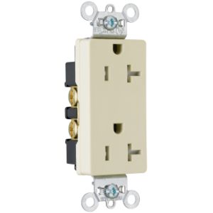PASS AND SEYMOUR TR26342-I Duplex Receptacle, 20A, 125V, Tamper Resistant, Ivory | CH4MPC