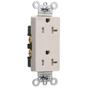 PASS AND SEYMOUR TR26342-LA Duplex Receptacle, 20A, 125V, Tamper Resistant, Light Almond | CH4MPD