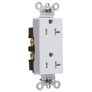PASS AND SEYMOUR TR26342-W Duplex Receptacle, 20A, 125V, Tamper Resistant, White | CH4MPE