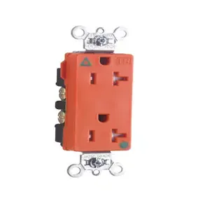 PASS AND SEYMOUR TRIG26362-HG Isolated Ground Receptacle, Tamper Resistant, 20A, 125V, Orange | CH4LLV