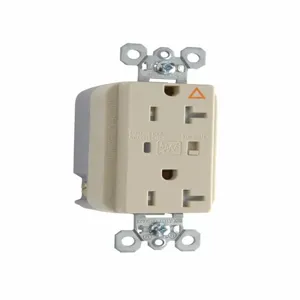 PASS AND SEYMOUR TRIG5362-ISP Isolated Ground Receptacle, Tamper-Resistant, Surge Protective, Duplex, Ivory | CH4LNU