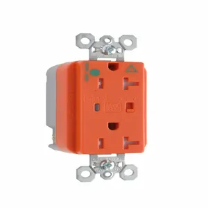 PASS AND SEYMOUR TRIG8300-OSP Isolated Ground Receptacle, Tamper-Resistant, Surge Protective, Duplex, Orange | CH4LNV