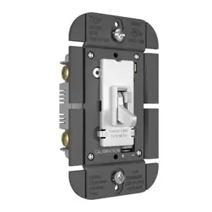 PASS AND SEYMOUR TSDLV1103PW Toggle Slide Dimmer, 1100VA | CH4MGE