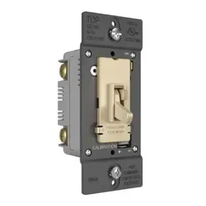 PASS AND SEYMOUR TSDLV703PI Toggle Slide Dimmer, 700VA | CH4MGJ