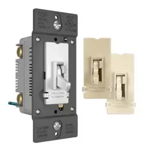 PASS AND SEYMOUR TSDSSL7APTC Toggle Slide Dimmer, 250W | CH4MDL