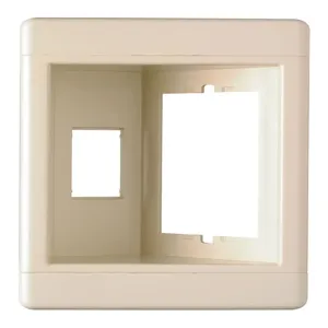 PASS AND SEYMOUR TV1-WLA Recessed TV Box, 1 Gang, Light Almond | CH4KAQ