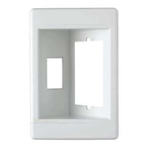 PASS AND SEYMOUR TV1W-W Recessed TV Box, 1 Gang, White | CH4KAR